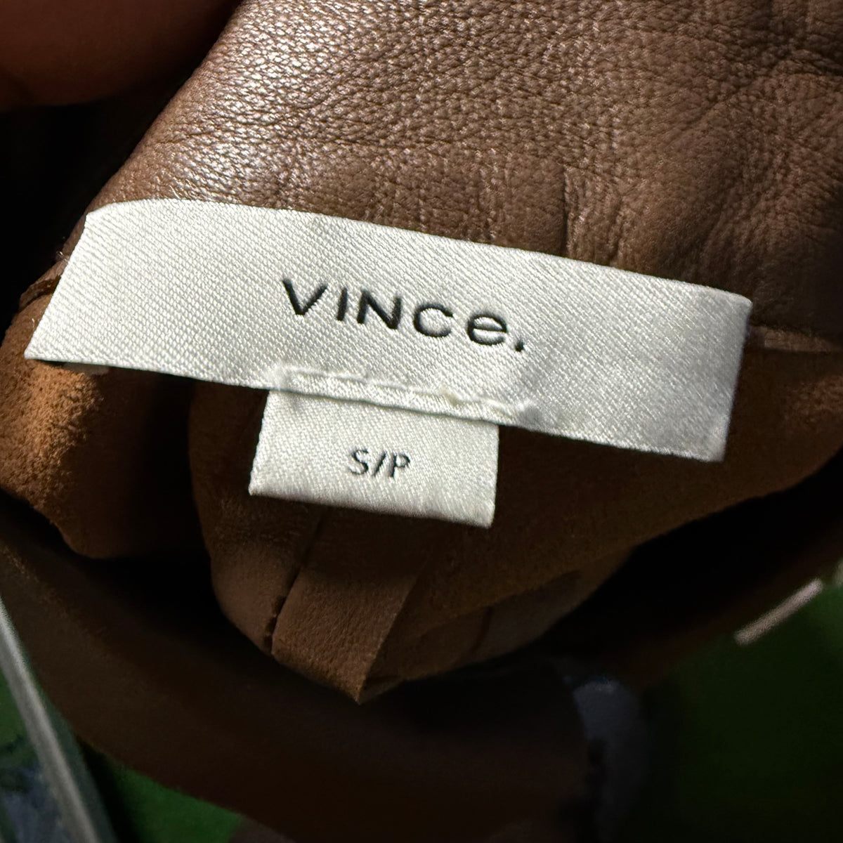 Vince Lamb Leather Shirt Jacket