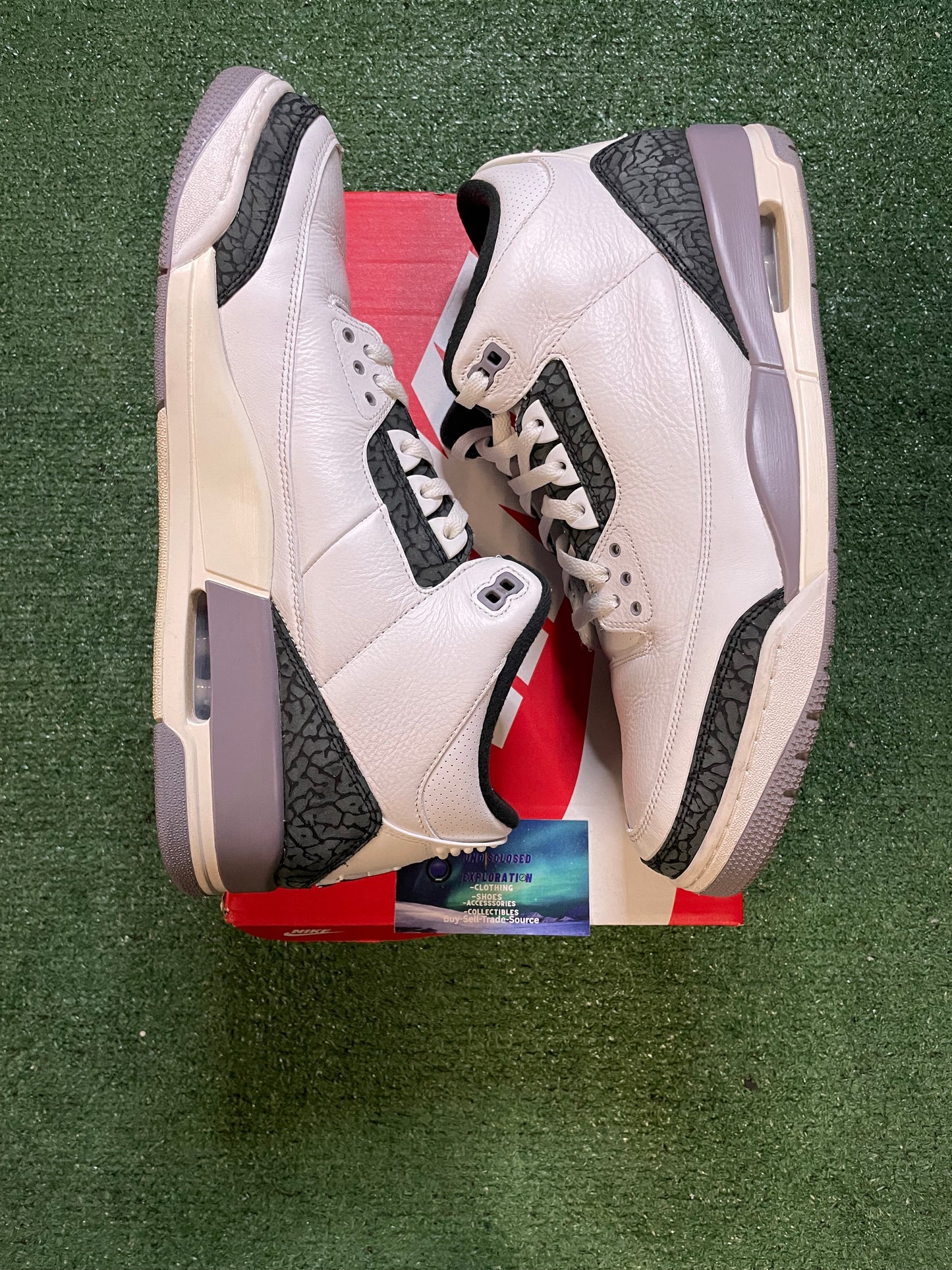 Air Jordan 3 Retro cement grey size 14men/15.5women