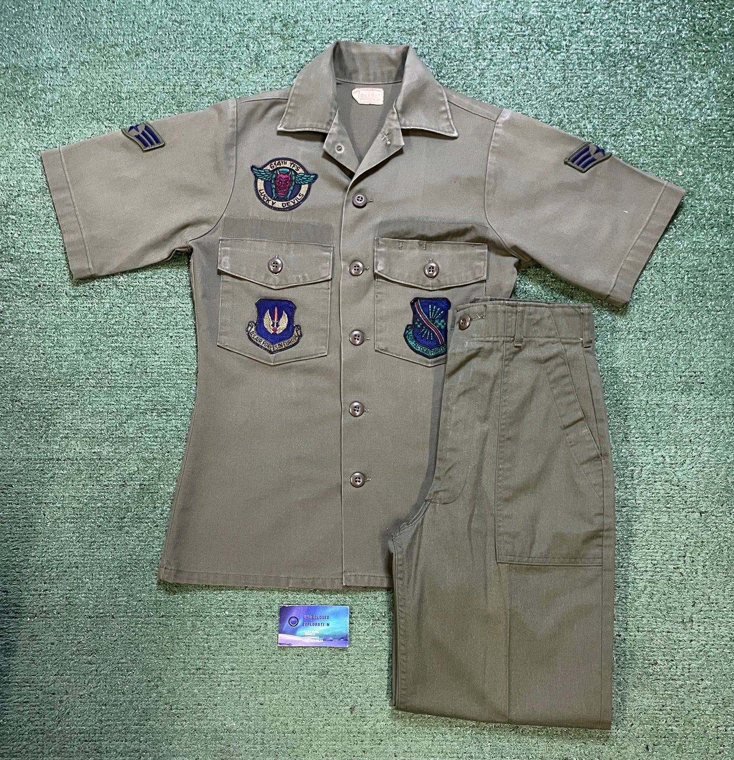 Vintage 1960s Vietnam war era US Air Force suit