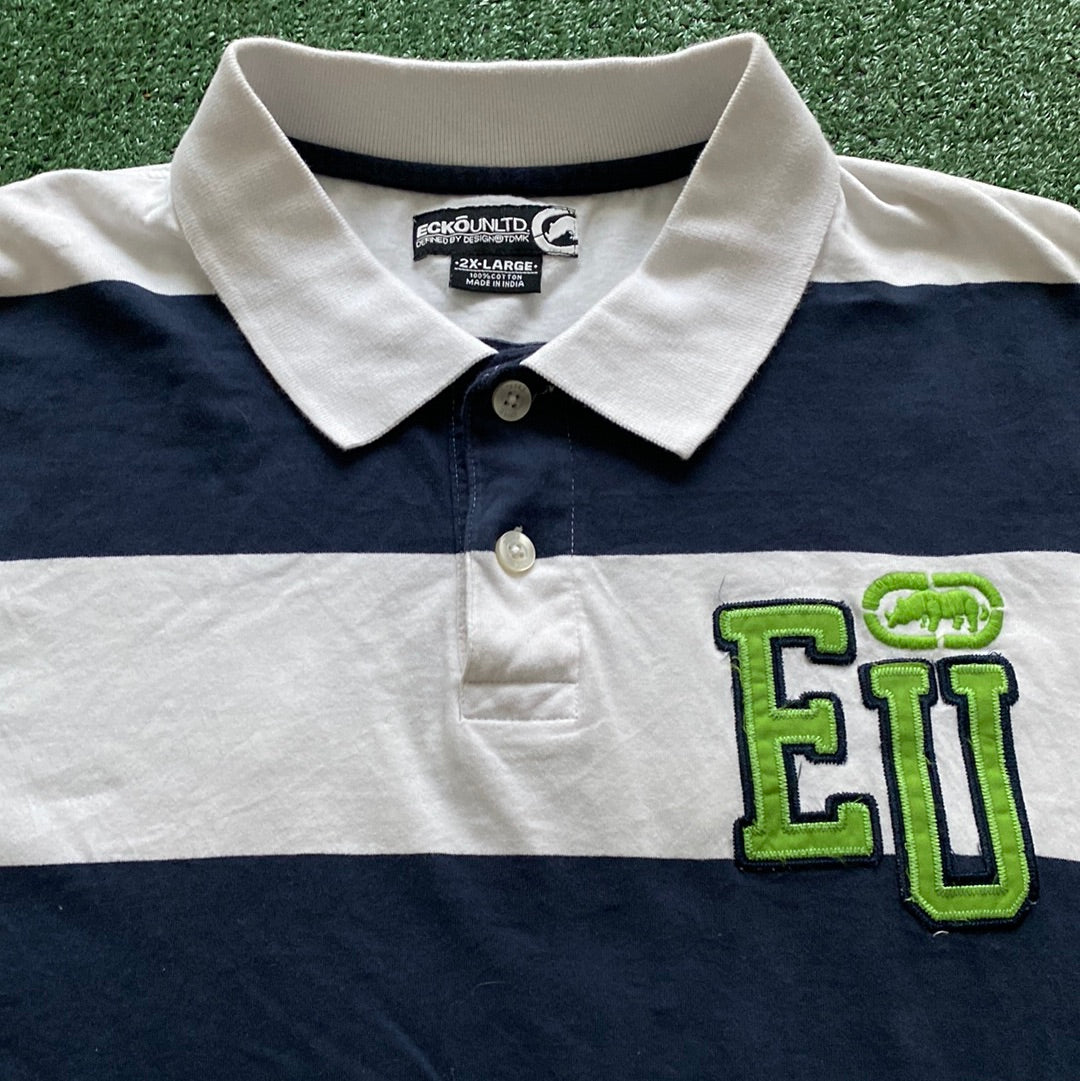 Vintage Ecko Polo striped Shirt