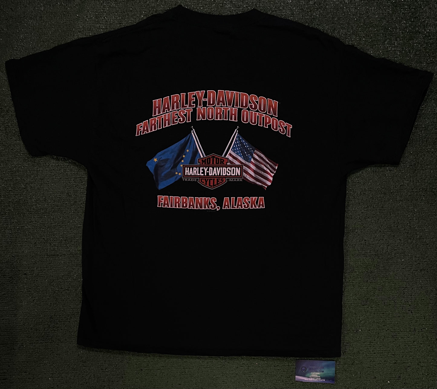 Harley Davidson farthest north outpost Alaska tee