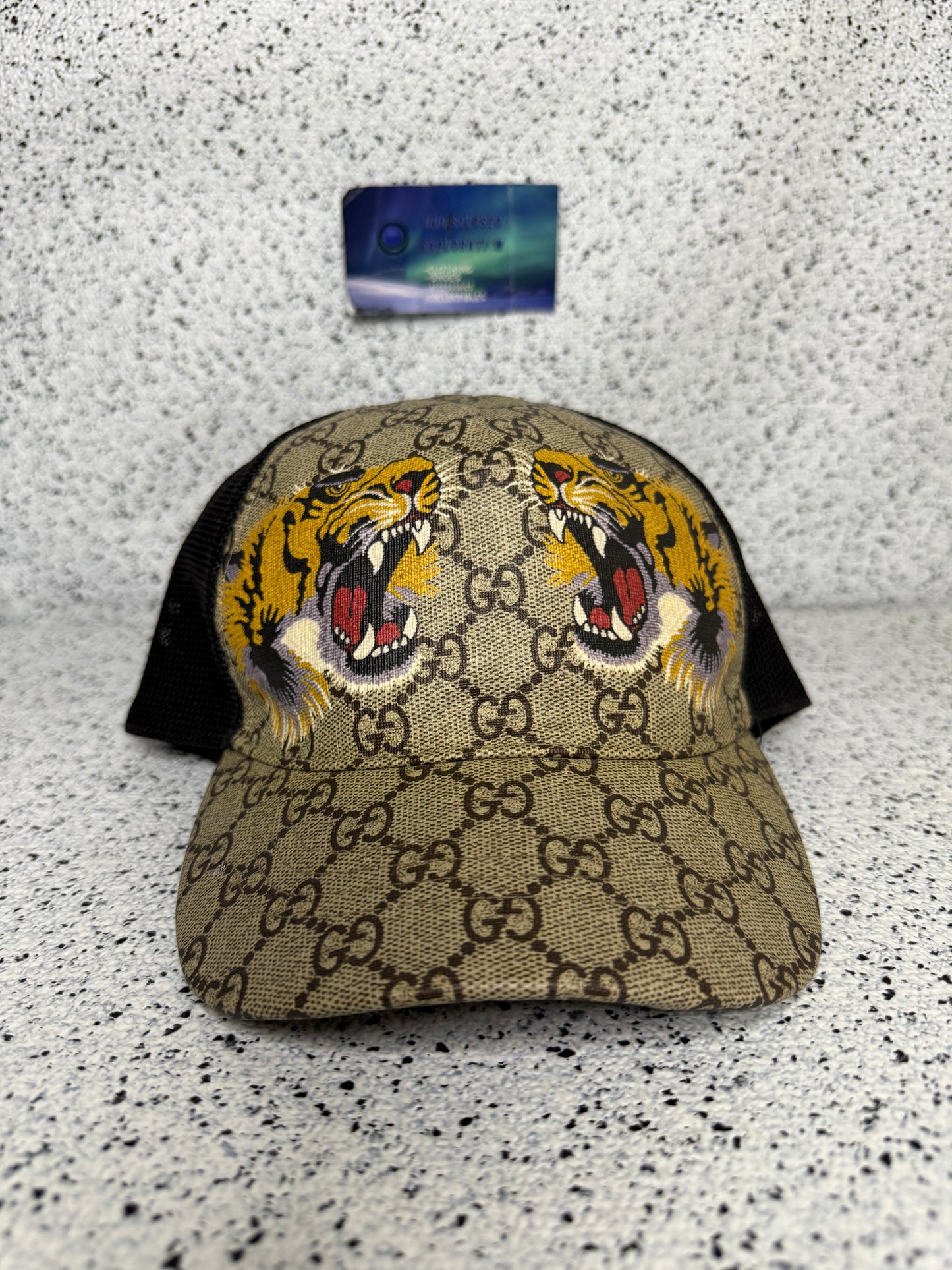 Gucci Tigers Print GG Supreme Baseball Hat