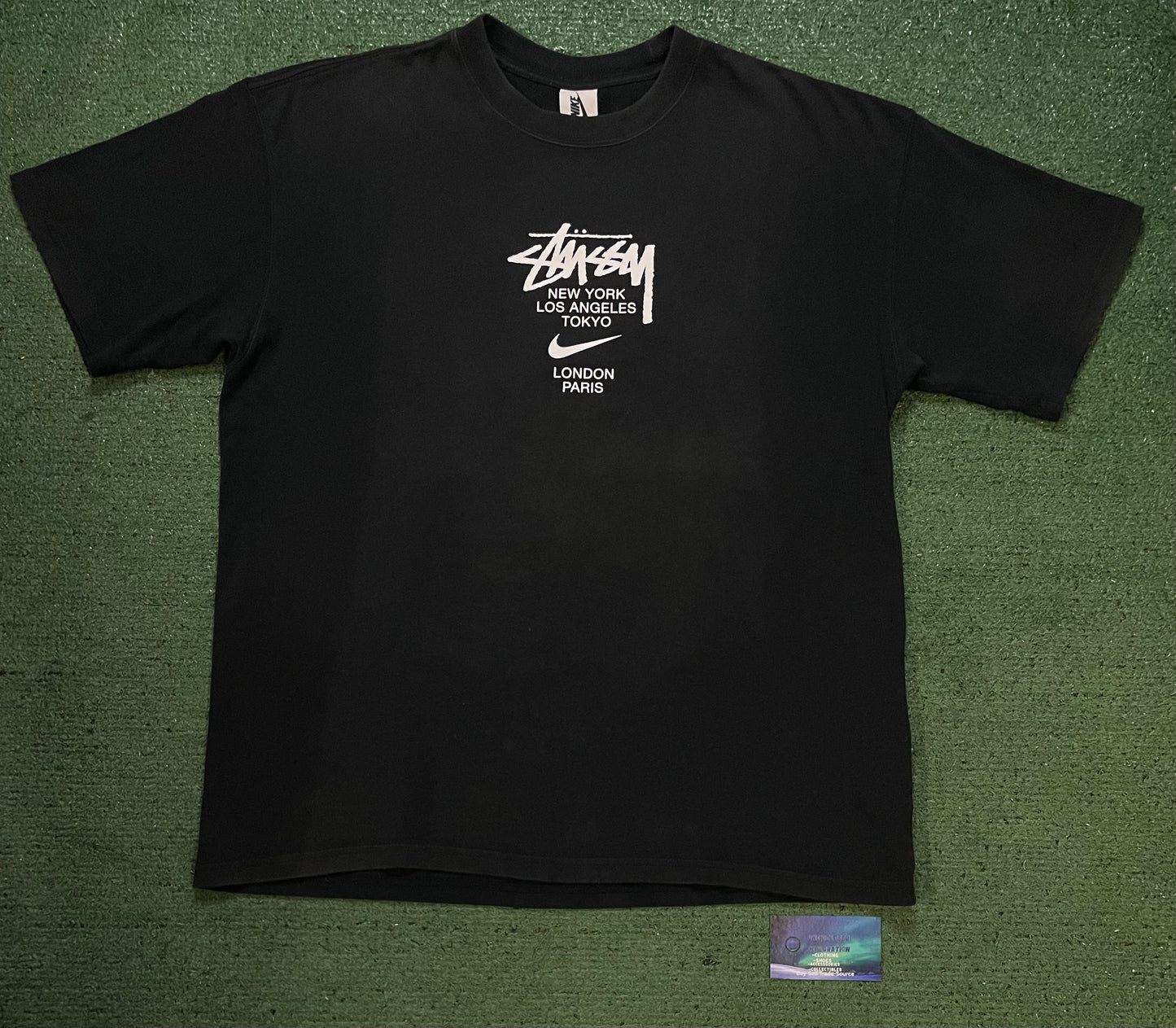 Nike x Stussy International black tee