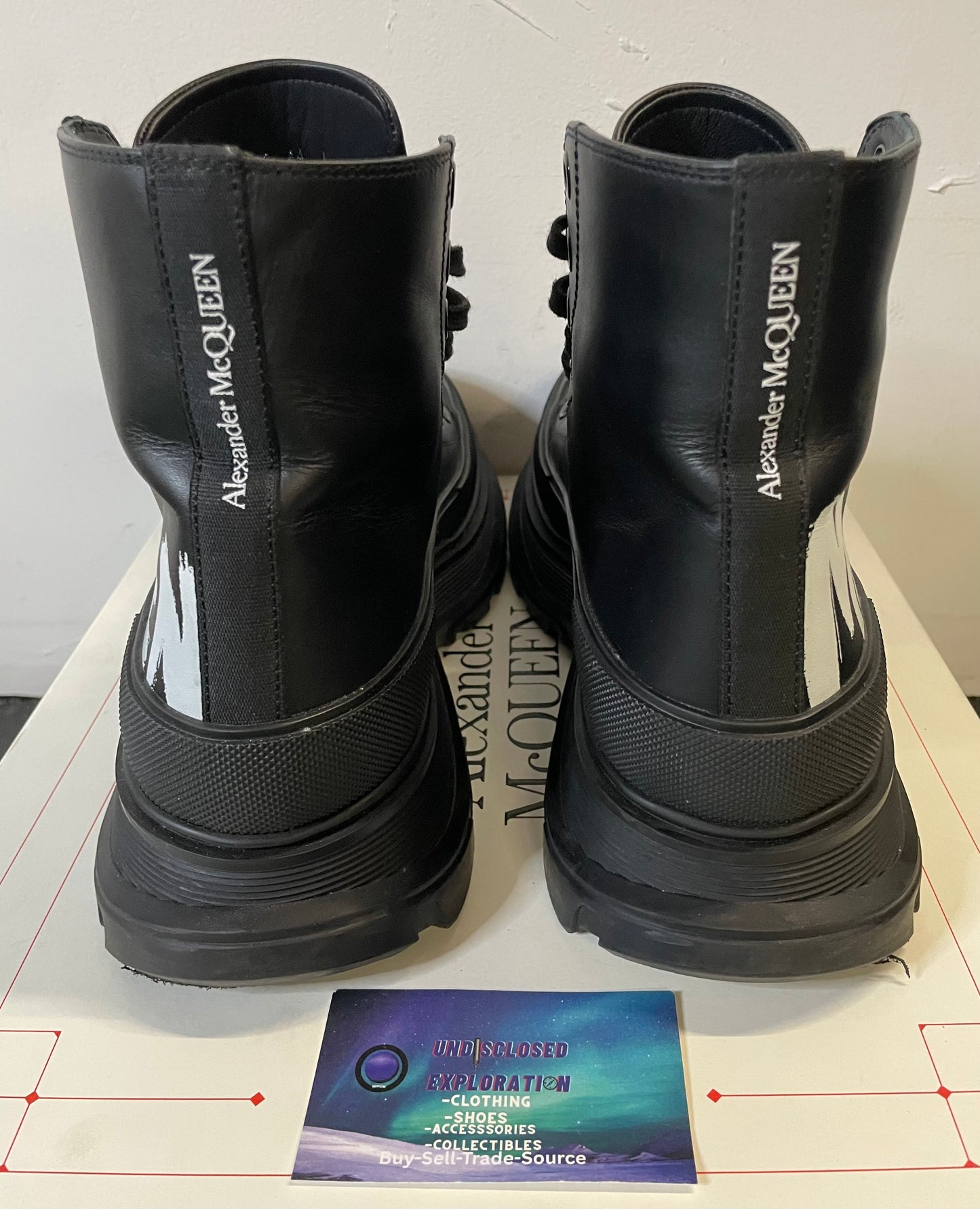 Alexander McQueen tread slick graffiti boots size size 11men/12.5women(EU 44)