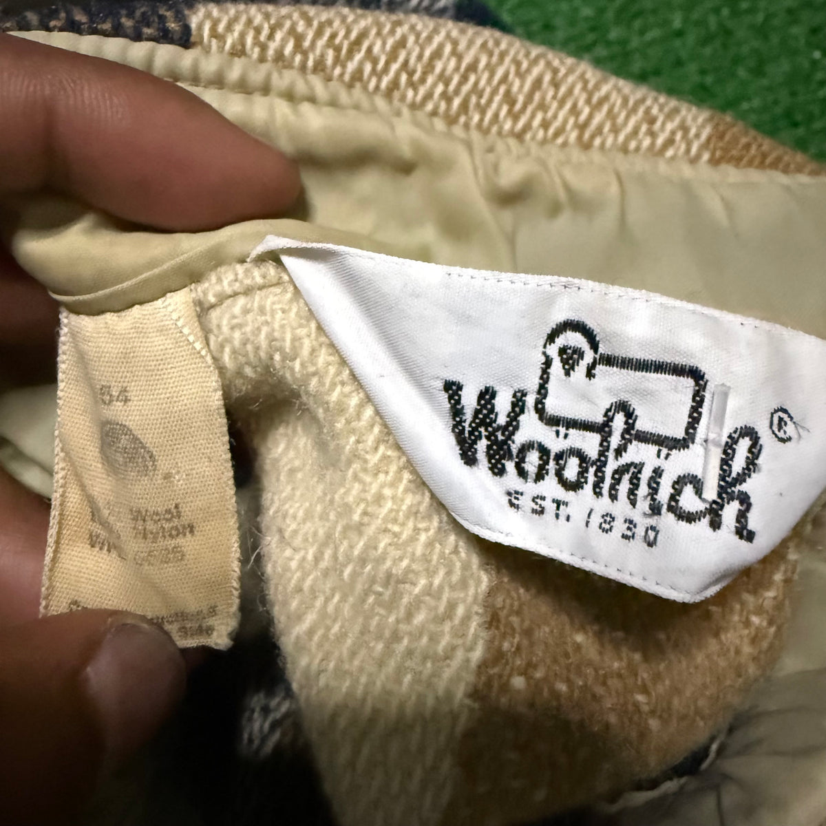 Vintage Woolrich Wool Flannel Shirt Jacket