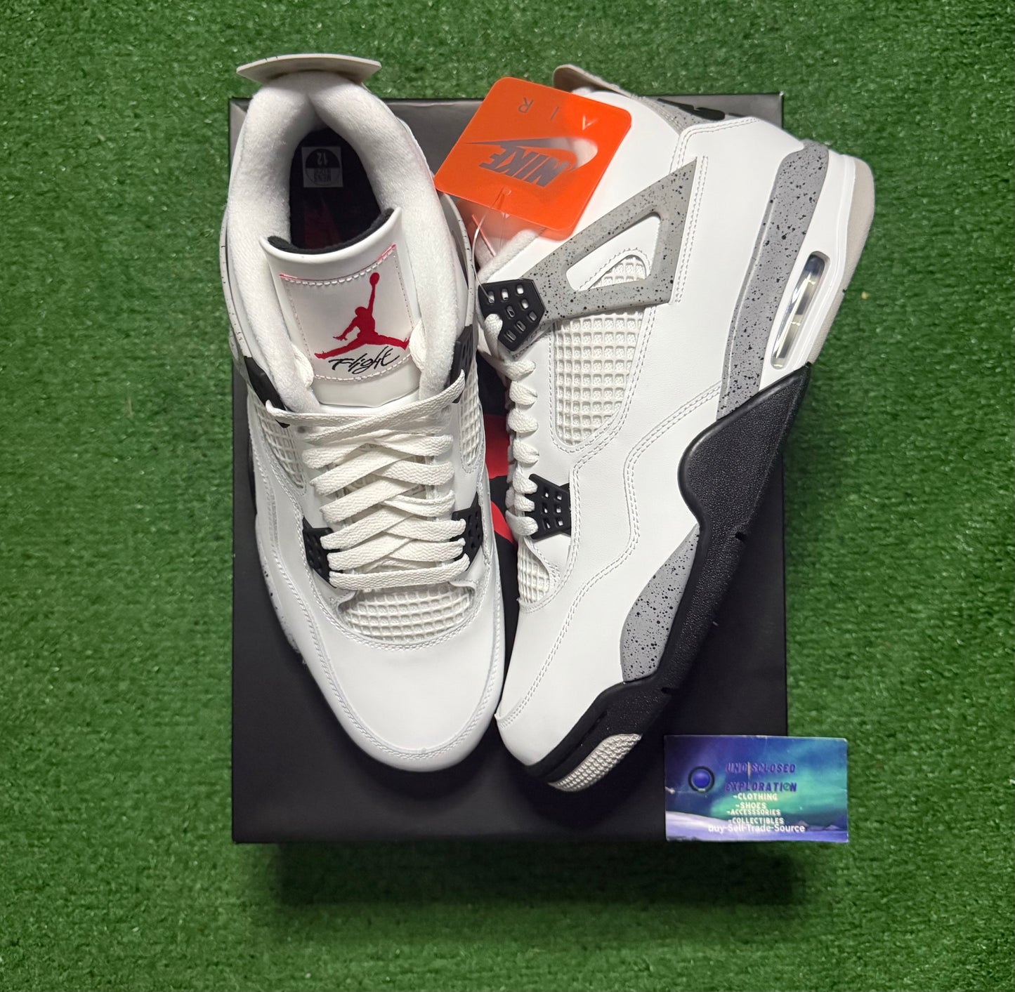 Jordan 4 White Cement