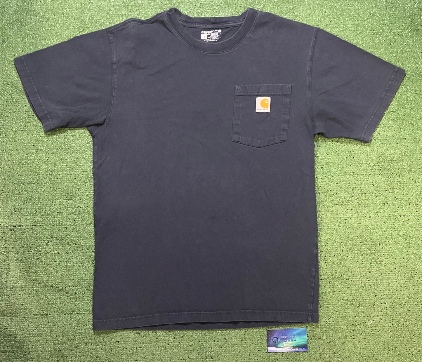 Carhartt navy pocket tee