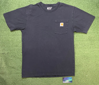 Carhartt navy pocket tee