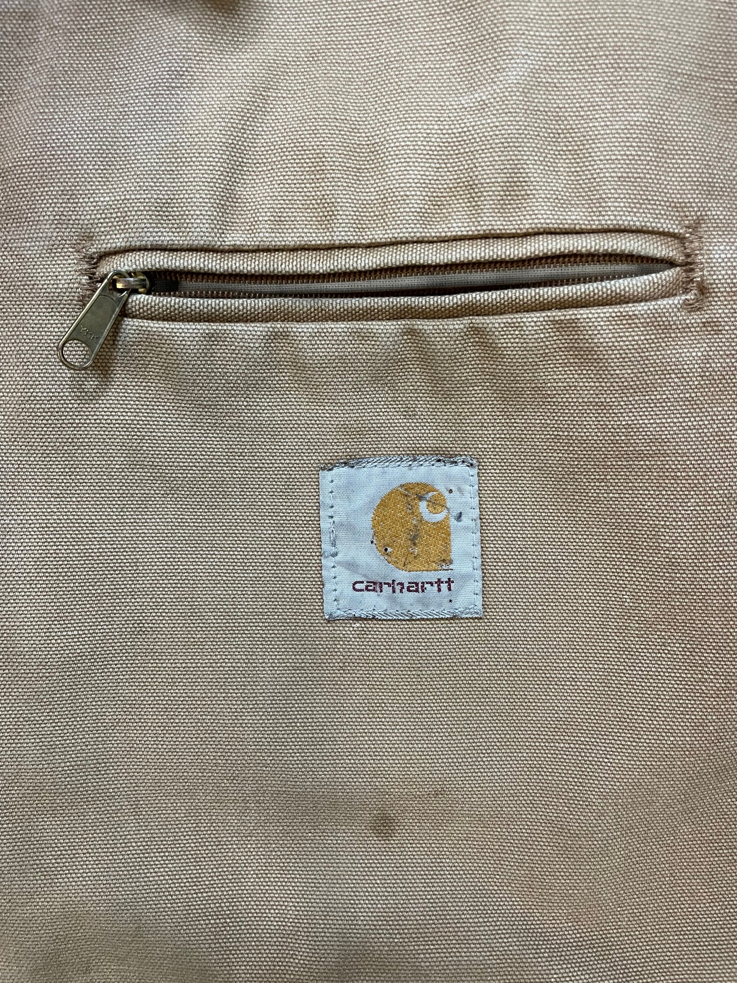 Vintage 1990s Carhartt tan Detroit jacket