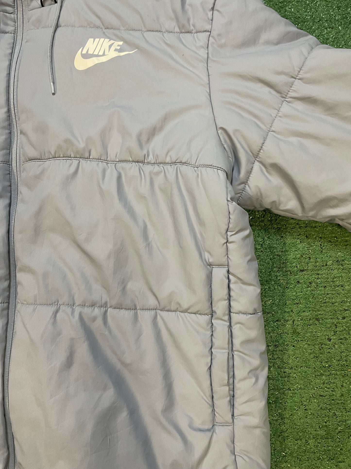 Nike blue puffer jacket