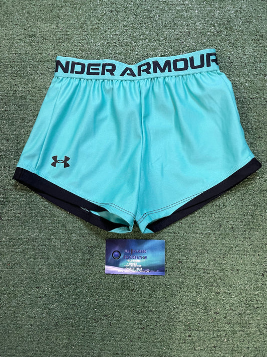 Under Armour Women's Play Up blue Shorts