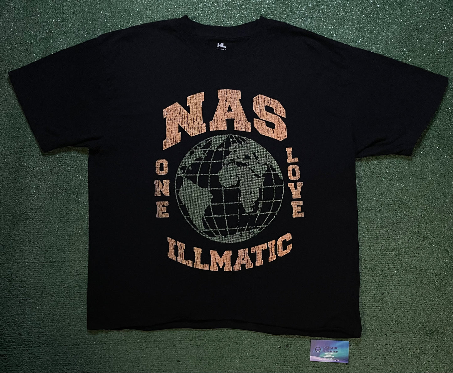 Nas one love illmatic black tee