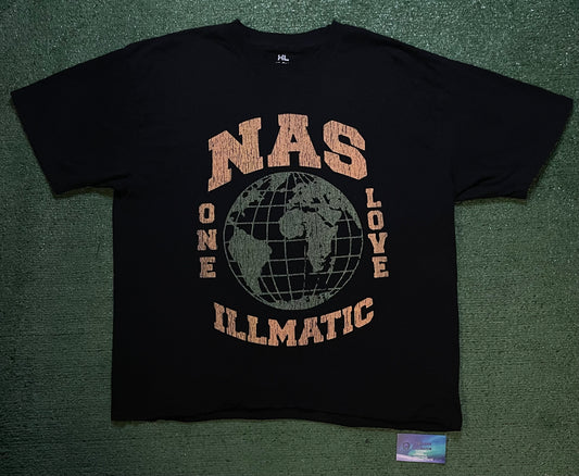 Nas one love illmatic black tee