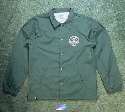 The Trip Psych green coach jacket