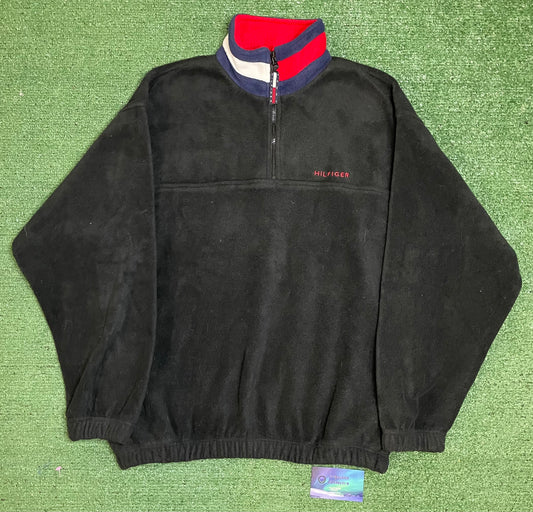 Vintage 1990s Tommy Hilifiger quarter zip fleece