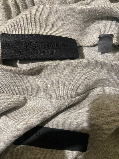 Fear of god essentials dark heather oatmeal longsleeve