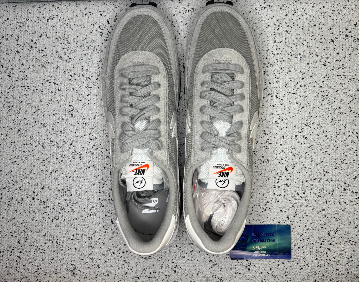 Nike Waffle Sacai Fragment Grey