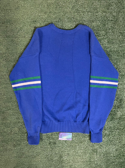 Vintage 1980s knitted Seattle Seahawks crewneck