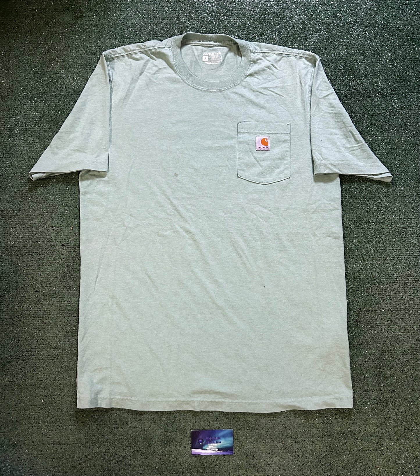 Carhartt Teal pocket tee
