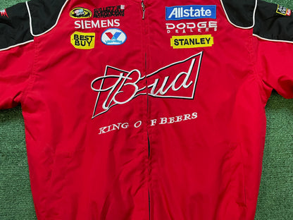 Bud king of beers nascar jacket