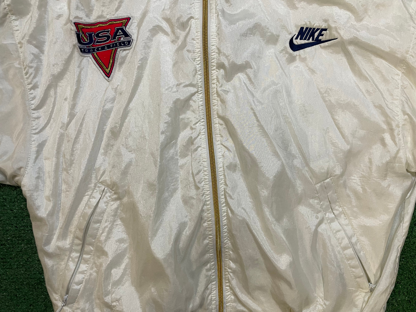 Vintage 1990s Nike USA Olympics track & field jacket