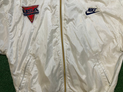 Vintage 1990s Nike USA Olympics track & field jacket