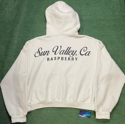 Gv Gallery Sun Valley white zipup hoodie