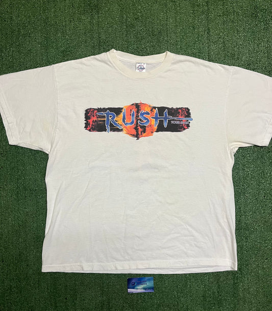 Vintage rush vaportrails world tour 2002 tee