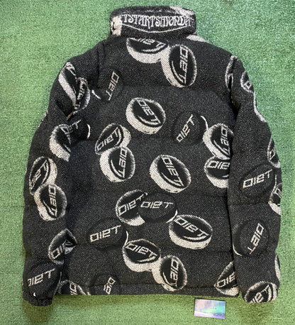 Diet starts Monday fleece puffer jacket