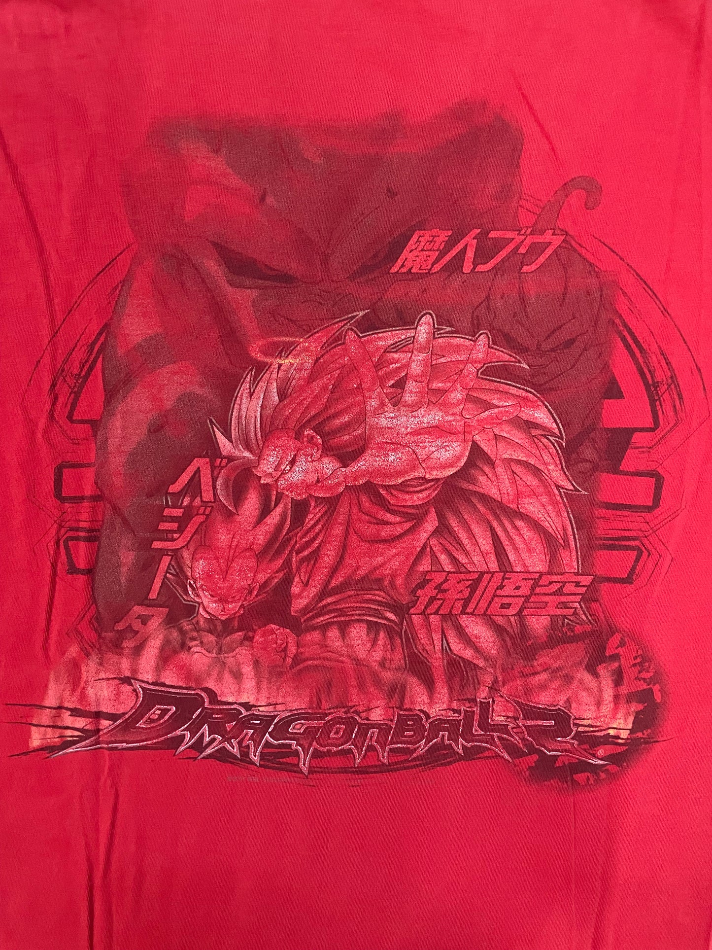 Vintage 2000s Dragon Ball Z Anime Goku Vegeta Gogeta Gohan tee