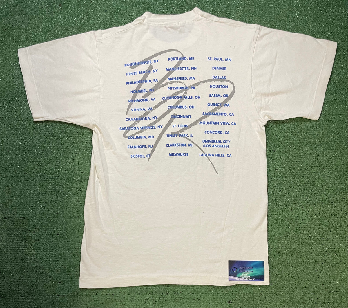 Vintage 1980s Bonnie Raitt Nick of time tour tee