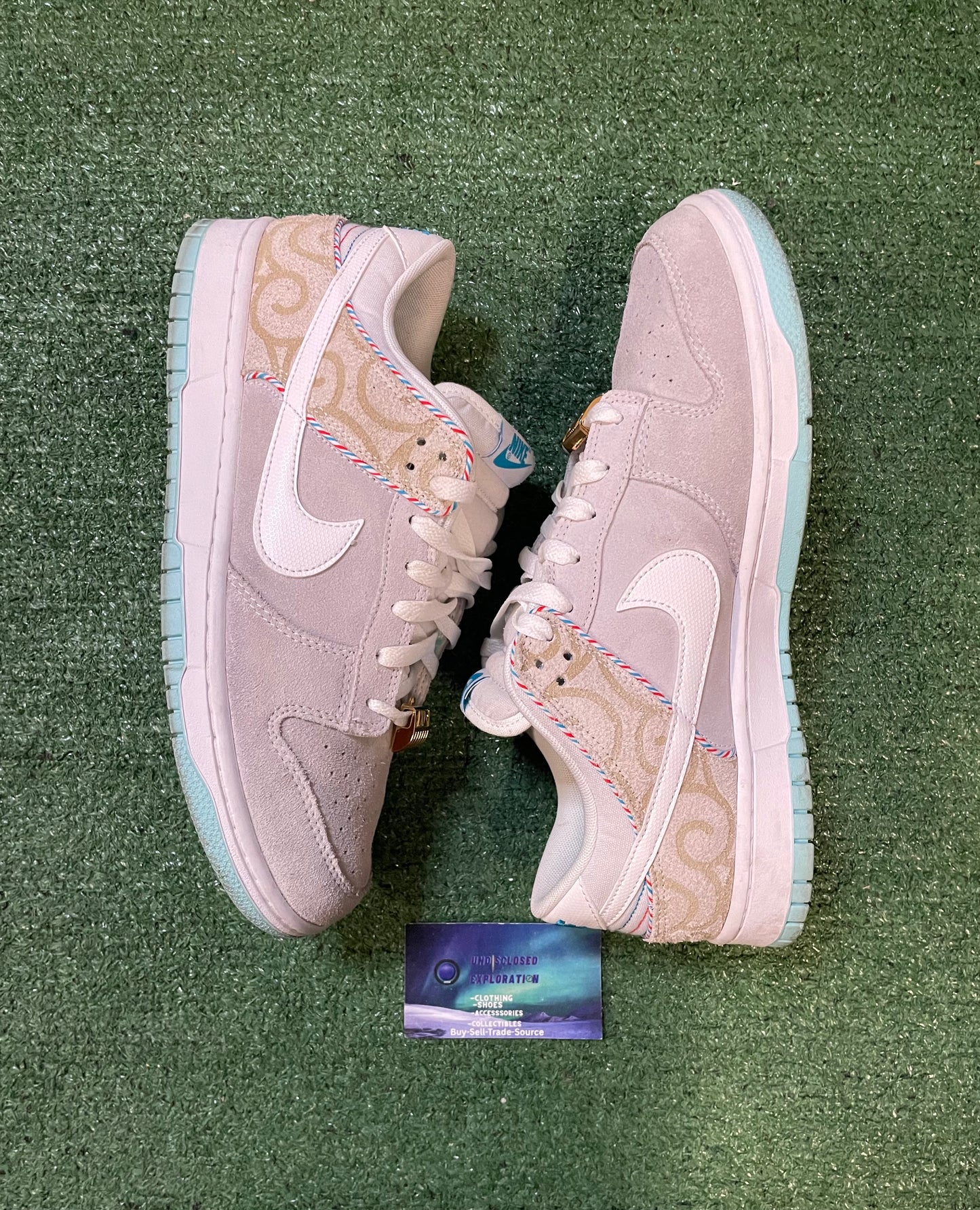 Nike Dunk low barbershop grey size 10men/11.5women
