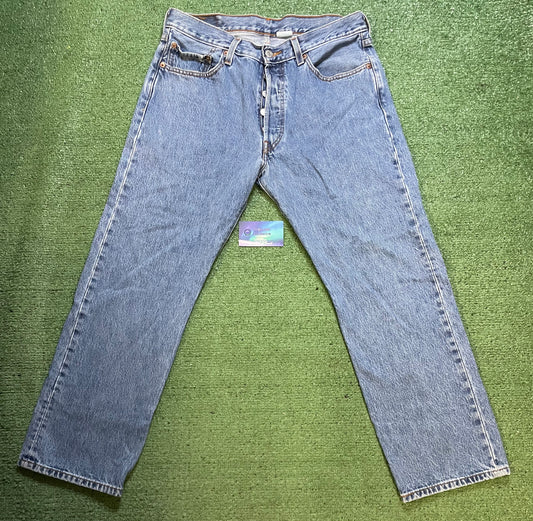 Vintage 1990s Levi 501 blue jeans