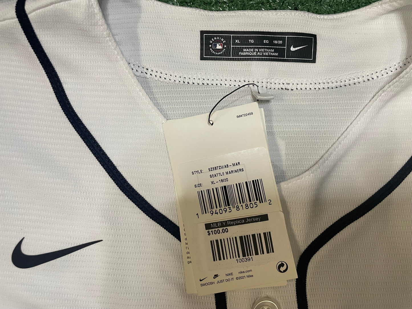 Seattle Mariners Andre’s Munoz #75 jersey
