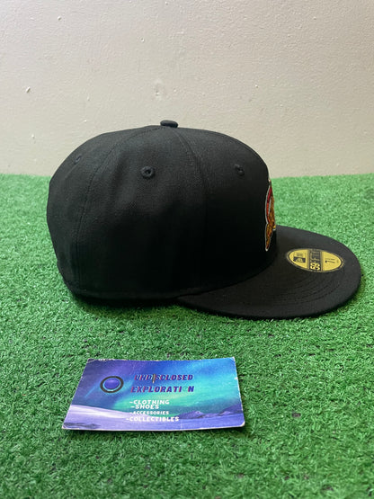 Seattle Sonics NBA New Era fitted black hat