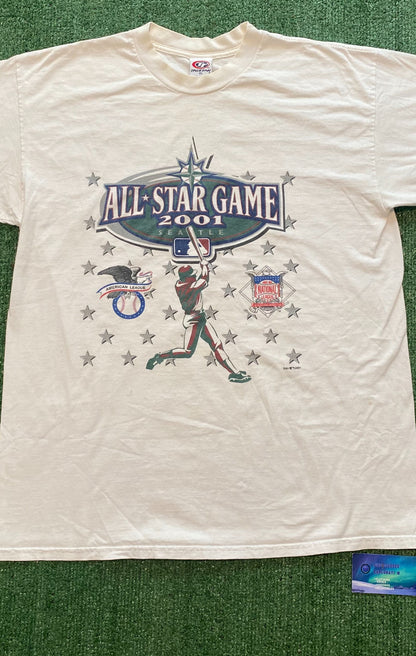 Vintage 2001 MLB all star game Seattle T-shirt