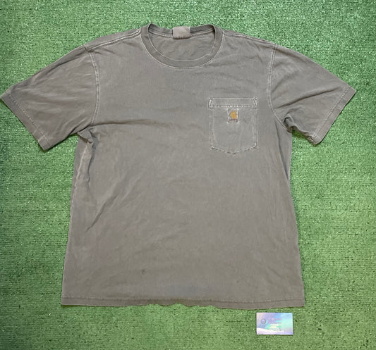 Carhartt grey garment dyed pocket tee