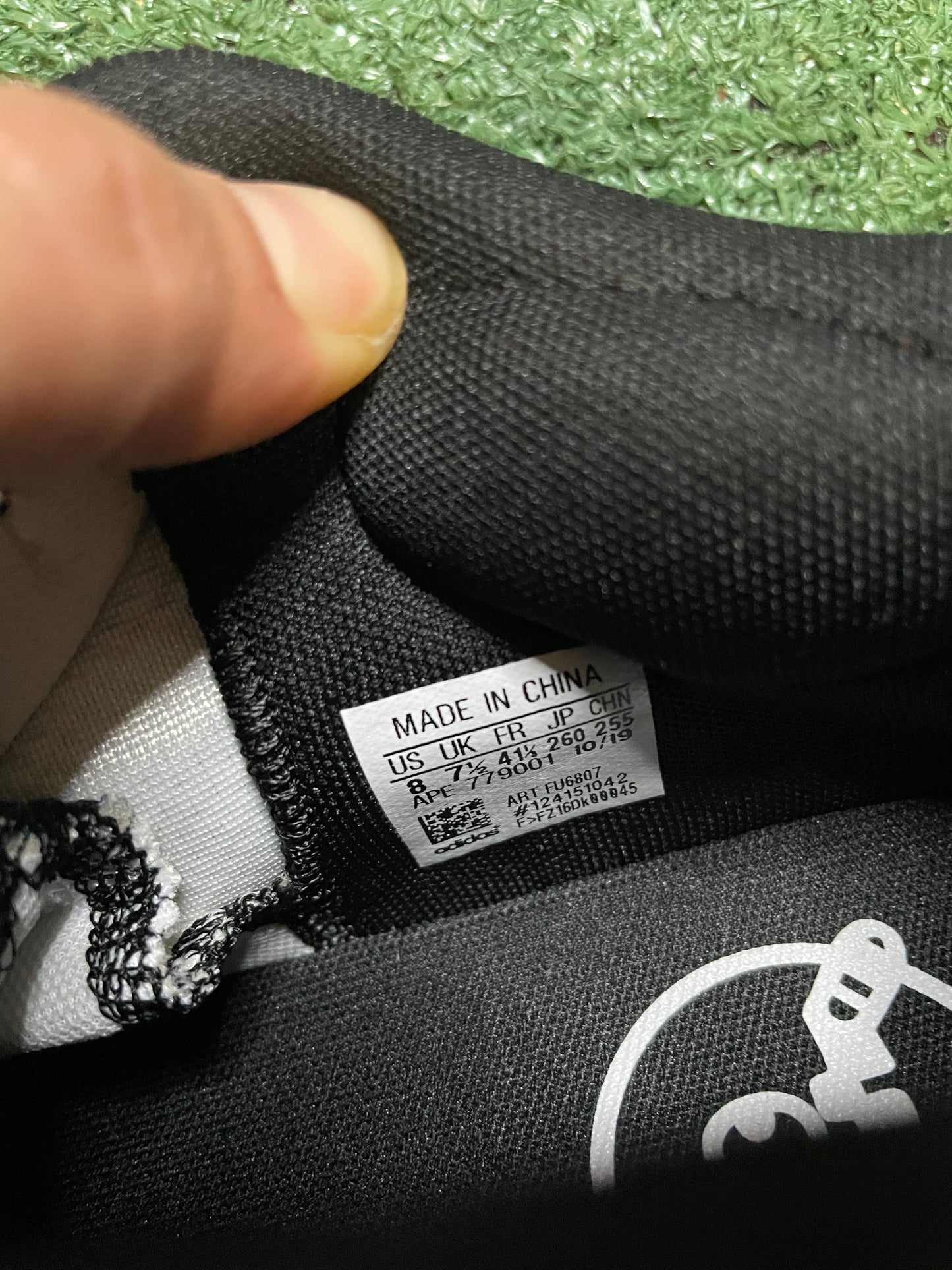 Adidas dame 6 black white hecklers