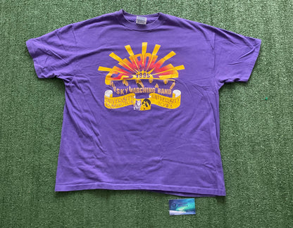 Vintage 1995 UW vs Iowa UW Marching band T shirt