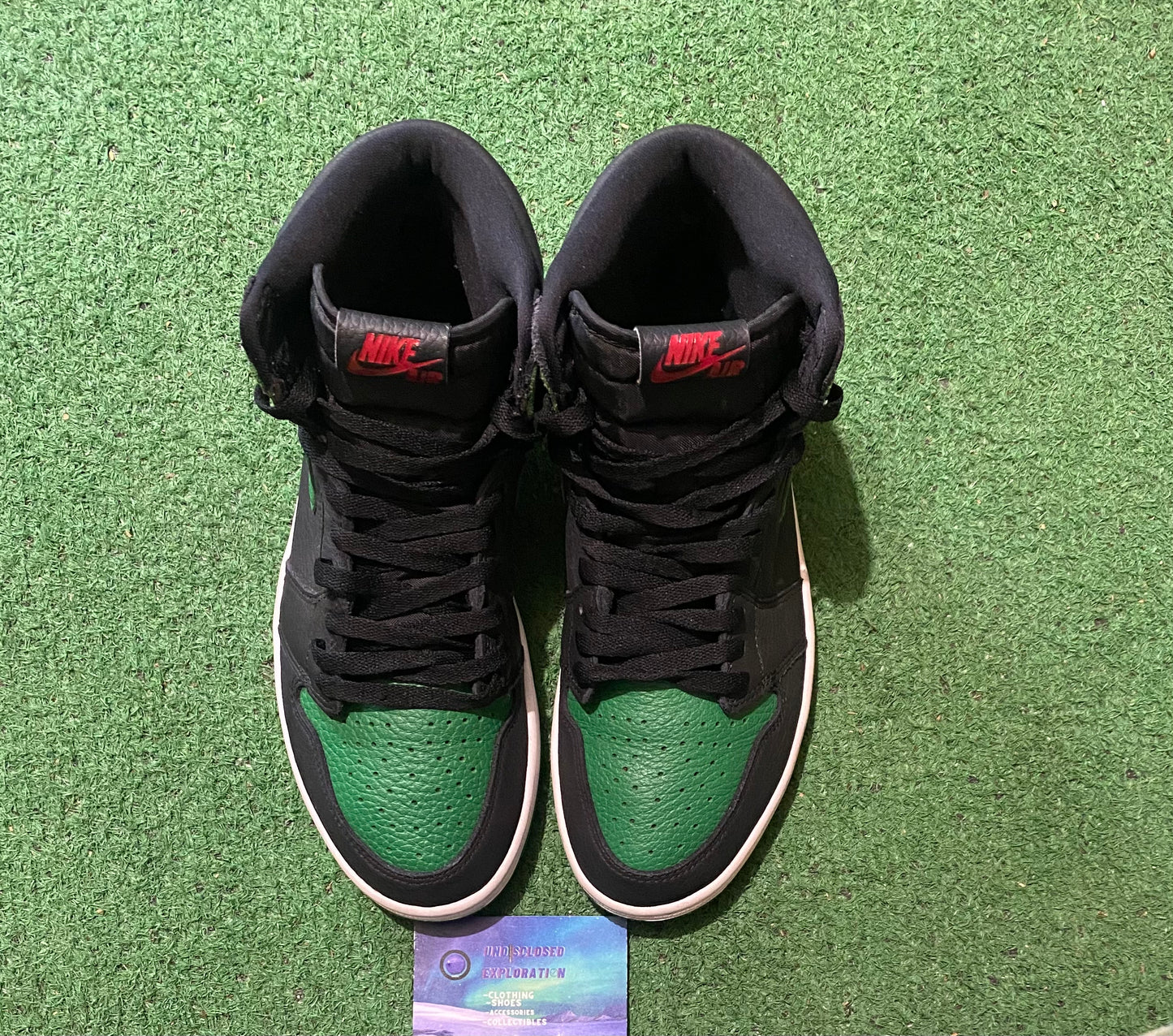 Jordan 1 pine green 2.0 size 8.5men/10women