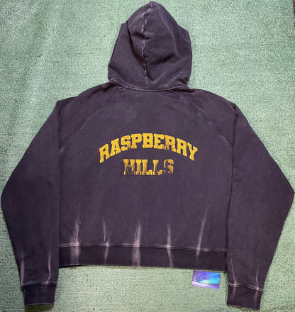 Gv Gallery Raspberry Hills black & yellow zipup hoodie