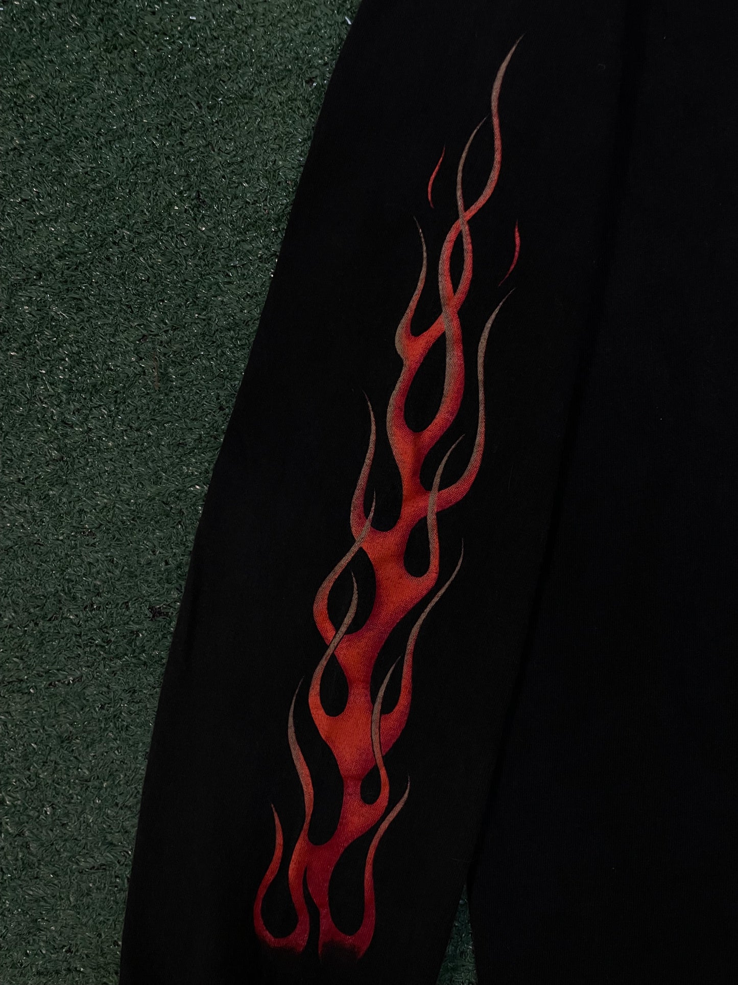 Vintage 1990s Harley Davidson V flames longsleeve
