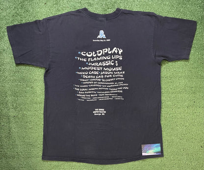 Vintage 2000s Sasquatch music festival Coldplay tee