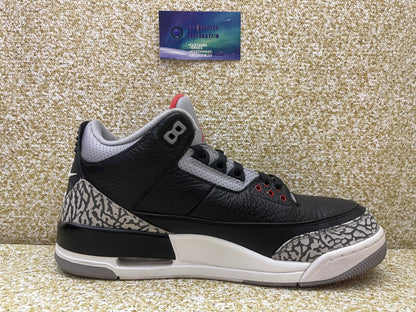 Jordan 3 Black Cement “Preowned” Size 10 men