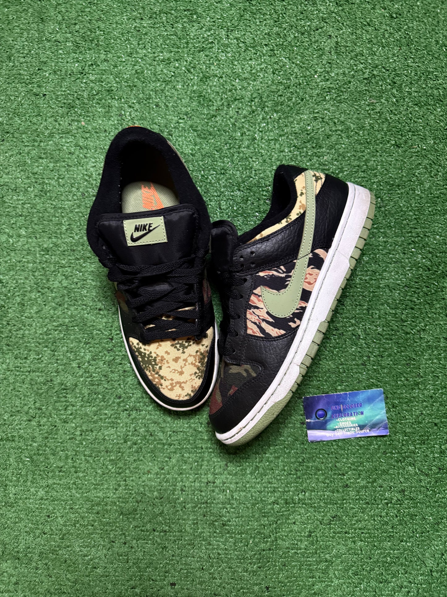 Nike Dunk Low Crazy Camo 9.5 Men “Preowned”