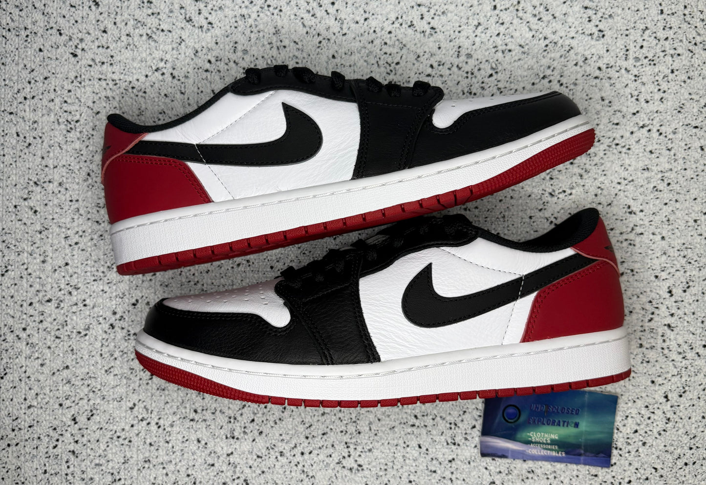Jordan 1 Low Black Toe
