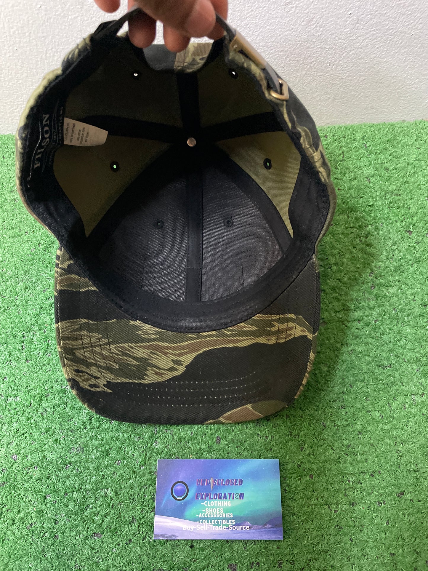 Filson logger tiger camo hat