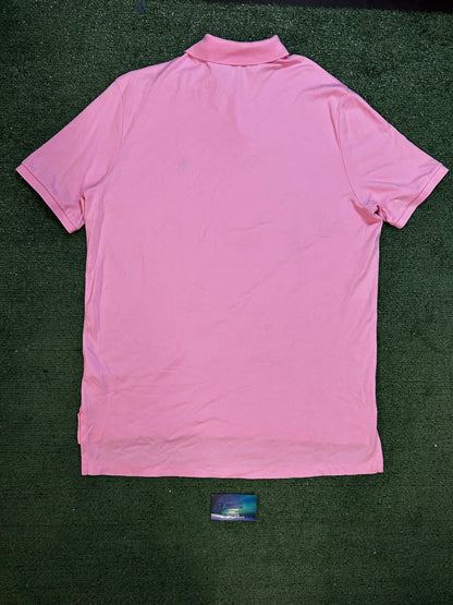 Vintage pink polo Ralph Lauren short sleeve