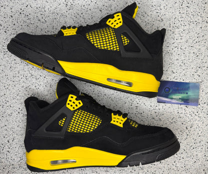 Jordan 4 Thunder 10 Men/11.5 Women “Preowned”
