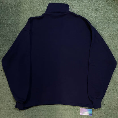 Vintage 1990s Sports Illustrated embroidered quarter zip up hoodie